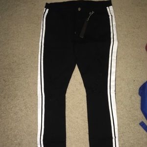 Amiri Black Track Jeans